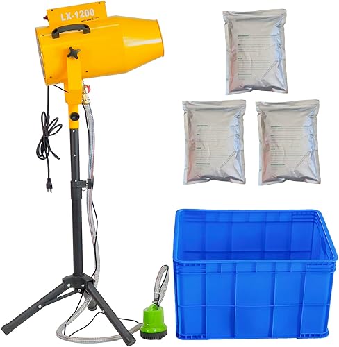 LANGXUN Máquina de espuma mejorada 2025 para fiestas, máquina de burbujas de cañón de espuma de alta potencia de 1200 W, juguetes acuáticos para