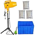 1200W Party Foam Machine,Summer Pool Water Toys for Kids & Adults, Bubble Machine with 3pcs Foam Granules and Water Tank, Holiday & Birthday Girls & Boys, Business Celebrations, Outdoor Party Events