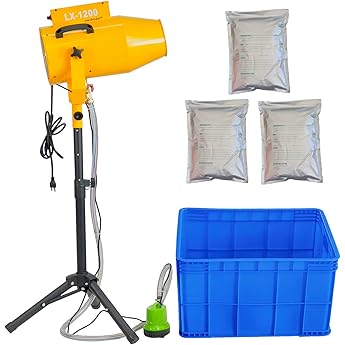 1200W Party Foam Machine,Summer Pool Water Toys for Kids & Adults, Bubble Machine with 3pcs Foam Granules and Water Tank, Holiday & Birthday Girls & Boys, Business Celebrations, Outdoor Party Events