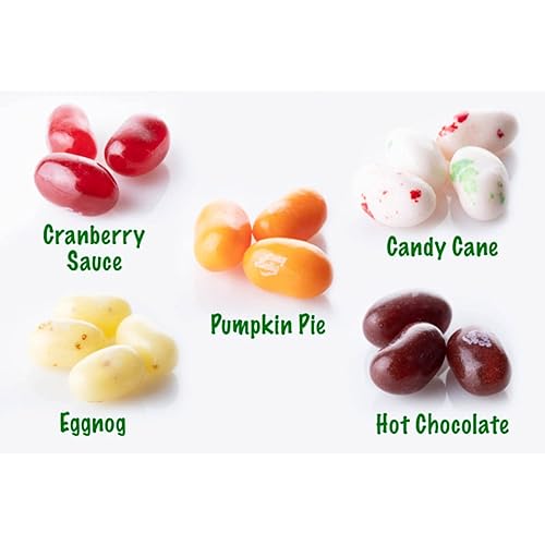 Miniatura 5 de Holiday Favorites - Frijoles de gelatina de sabor surtido huevo nog chocolate caliente salsa de arándanos bastón de caramelo y pastel de calabaza