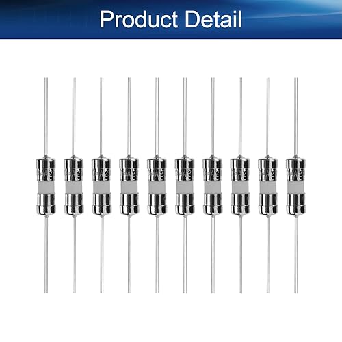 Miniatura 4 de Heyiarbeit Fusible de plomo axial de cerámica de 3.6x10mm0.14"x0.39" Fusibles de soplado rápido para reemplazar o reparar muchos dispositivos