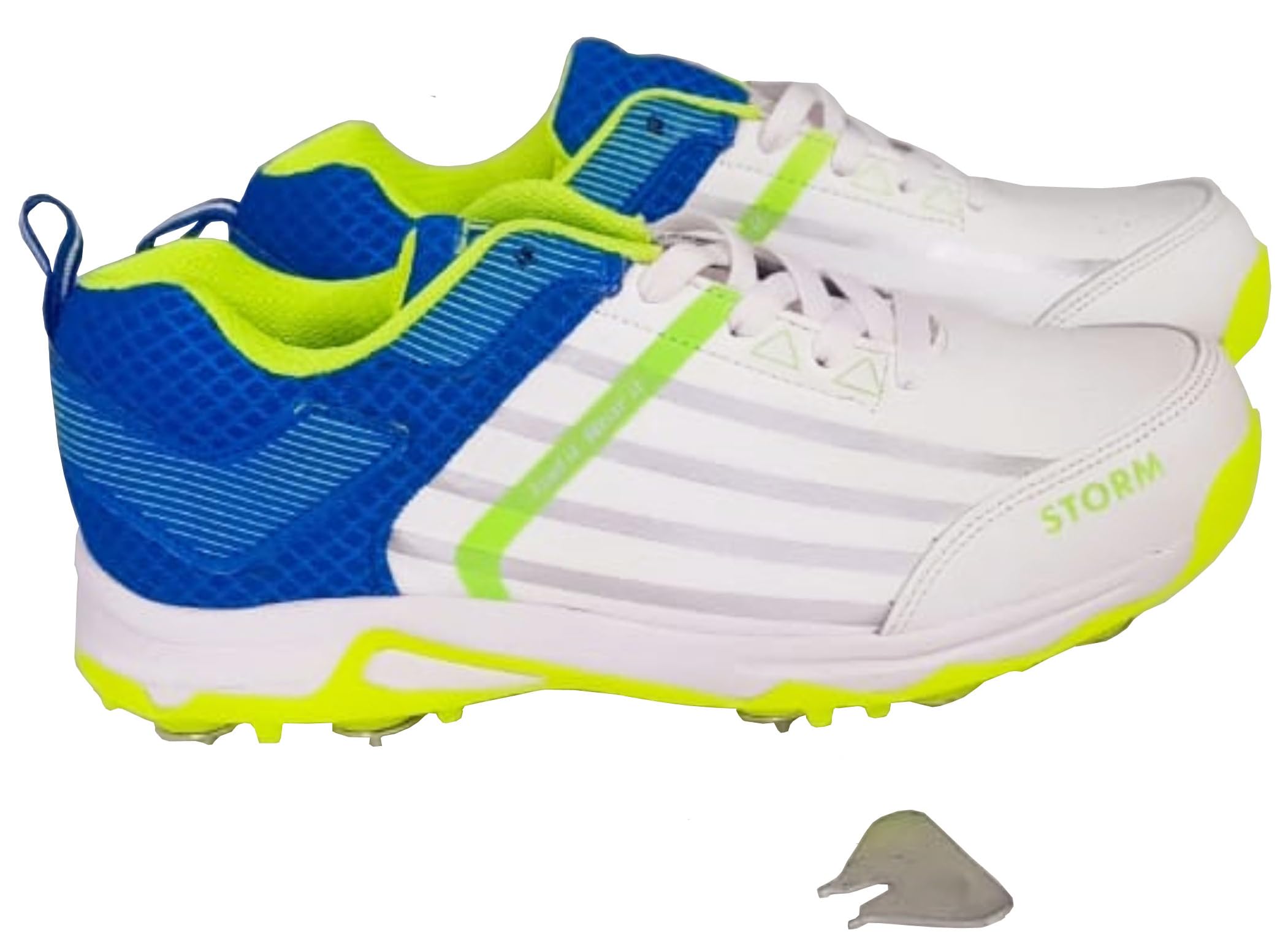 OSTON Storm Fully Metal Spikes Cricket Shoes for Men-image-14