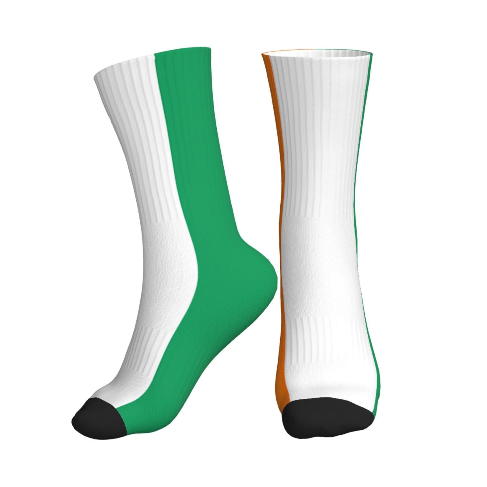 FWJZDSP Flag Of Cote D'Ivoire Women Men Mid Tube Crew Socks Athletic Running Socks Sport Wicking Suitable Gym Hiking
