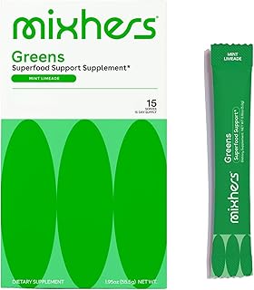 MIXHERS Hergreens - Greens & Veggie Powder - Made from Whole Foods - wit...