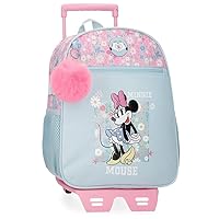 Joumma Disney Minnie Happy Zaino scuola con carrello blu 27 x 33 x 11 cm Poliestere 9,8 L