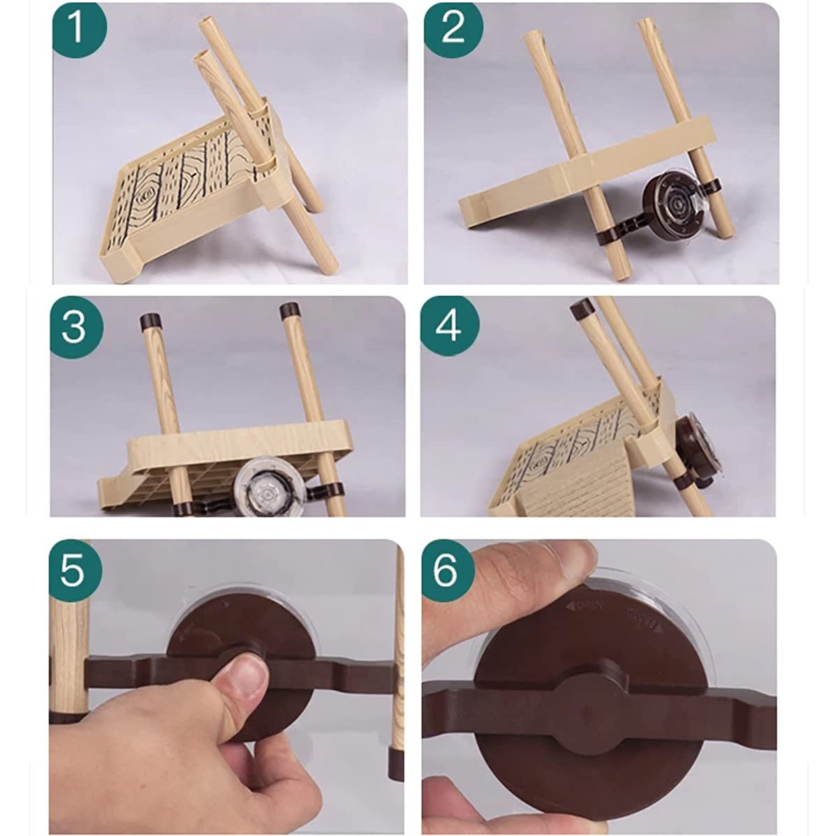 Rettile Grotta Piattaforma, Tartaruga Piattaforma con Ramp Ladder, con Accessori Tartarughe Terra, per Semi Aquatic Piccolo Rettile Animali di Riposo,L