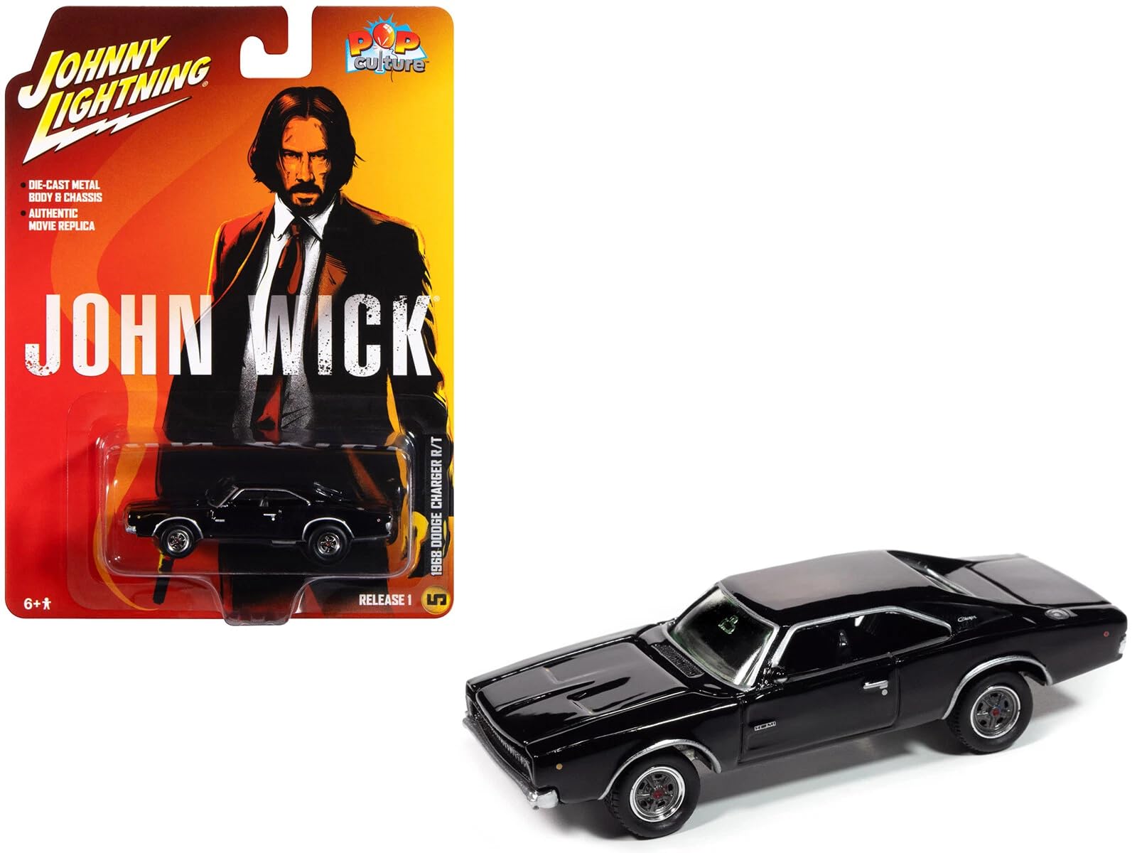 Amazon | Johnny Lightning 1/64 ジョンウィック ダッジ チャージャー