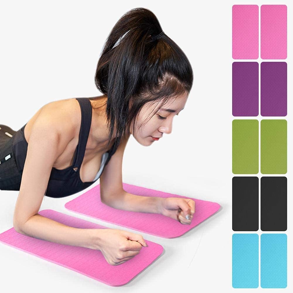Habiba Ligero 2 unids/Set de Rodilleras de Yoga, Cojines, Coderas, Rodilleras, Protector de Rodilla de Yoga para Fitness, Esterilla de Ejercicio de Material TPE Impermeable Regalo