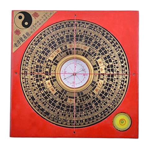 4.3 Inch Feng Shui Compass Luo Pan/lou Pan Tool W Free Mxsabrina Red String Bracelet G7011 Cover
