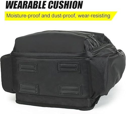 Miniatura 5 de FASITE Mochila para herramientas – Almacenamiento y organizador profesional resistente para contratistas, electricistas, fontaneros, HVAC, solapa