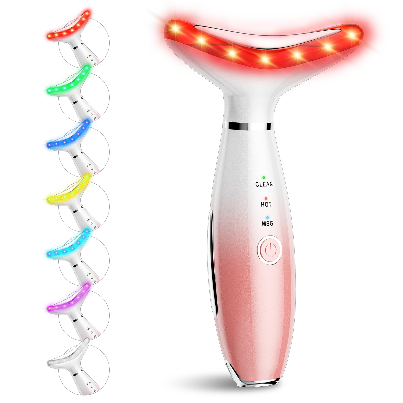 Red Light Therapy Devices for Face & Neck - Facial Massager with
