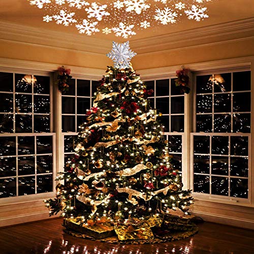 Ourwarm AUB08GHL3K9K Christmas Tree Topper Lighted thumb #1