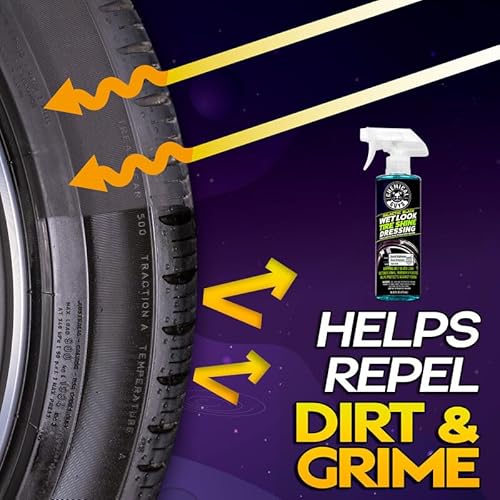 Chemical Guys TVD11816SW Tvd11816 Galactic Black Wet Look Tire Shine Dressing thumb #2