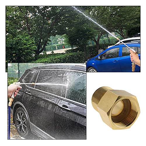 Create idea M22 15mm Male to M22 14mm Female Adapter Brass for Pressure Washer Hose Internal Thread Hose Pipe Adaoter Garden Tools - Image 4