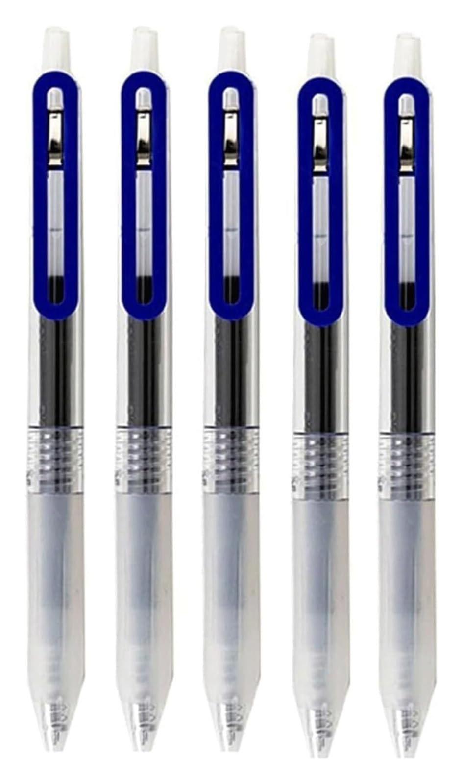 Penne a Sfera, Penne a Sfera a Scomparsa da 0,5 mm, Penne a Inchiostro Gel con Scrittura fluida for Ufficio e Studio, Penna Neutra, Impugnatura Comoda e Leggera.