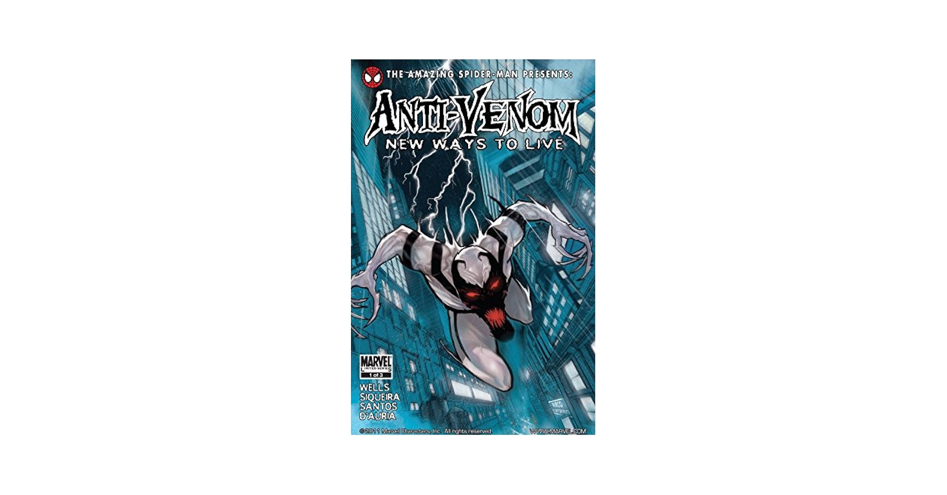 アメコミ・英語版　ヴェノム　SPIDER-MAN: ANTI-VENOM Amazon.com: Spider-Man Presents: Anti-Venom #1 (of 3