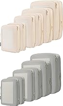 BAGAIL 12 Compression Packing Cubes Travel Accessories Expandable Packing Organizers