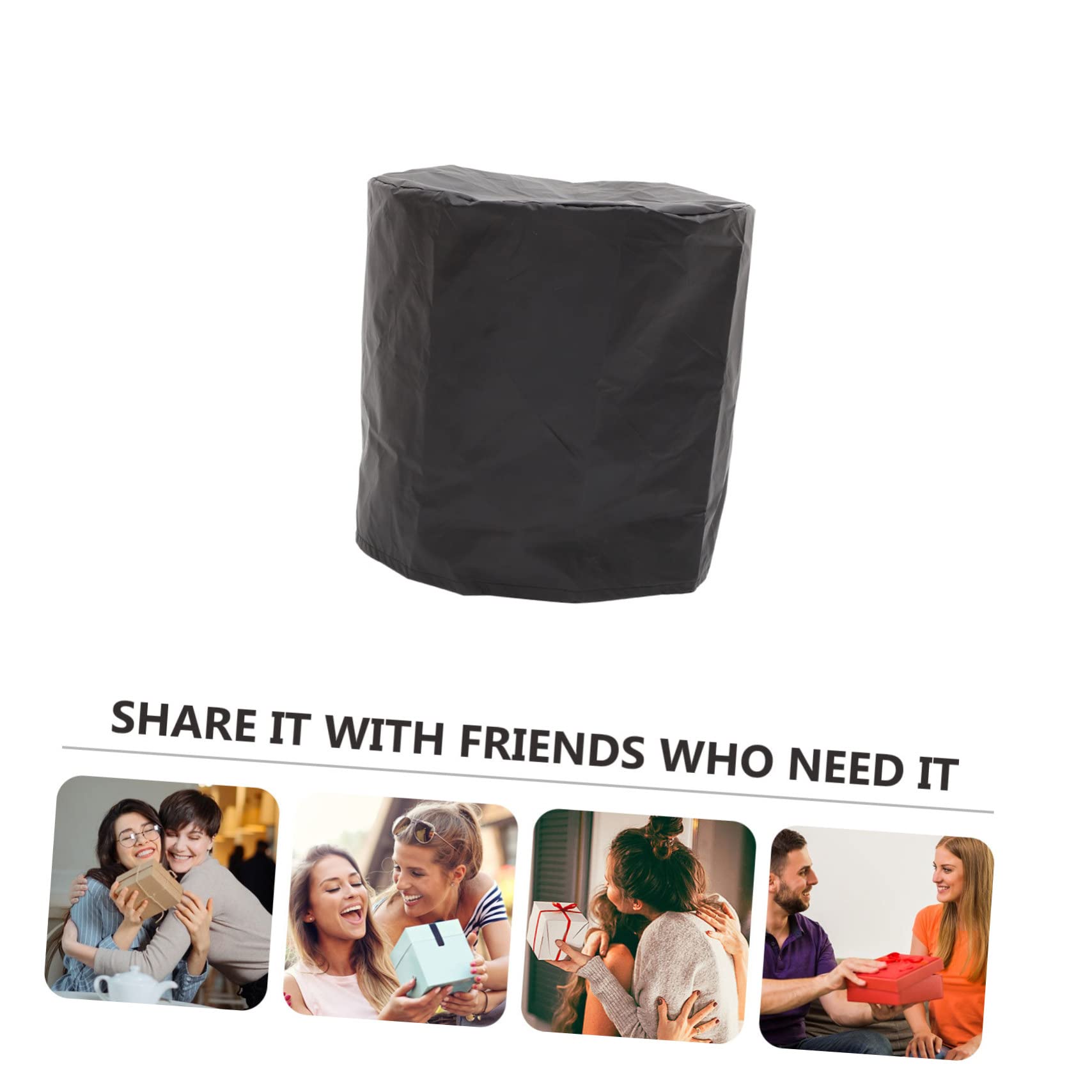 Gogogmee Polyester Table Waterproof Cover for Outdoor Furniture Lounge Patio Benches Garden Small Tea Table Cover