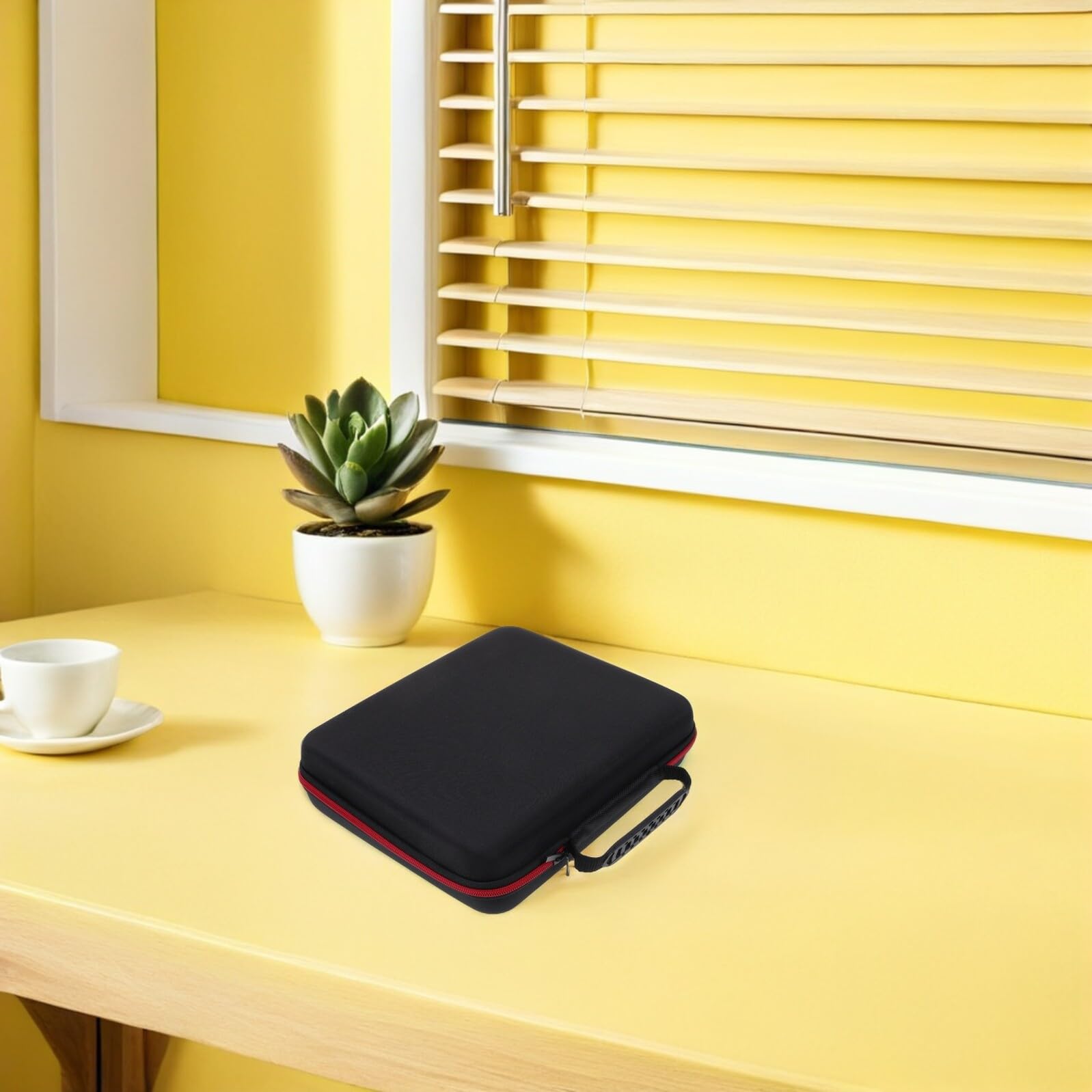 Custodia per Microfono Wireless Portatile 2 Pezzi Cerniera Organizer Imbottito per 4 Microfoni Borsa da Viaggio Leggera per Concerti All’Aperto e Spettacoli Live Protezione EVA