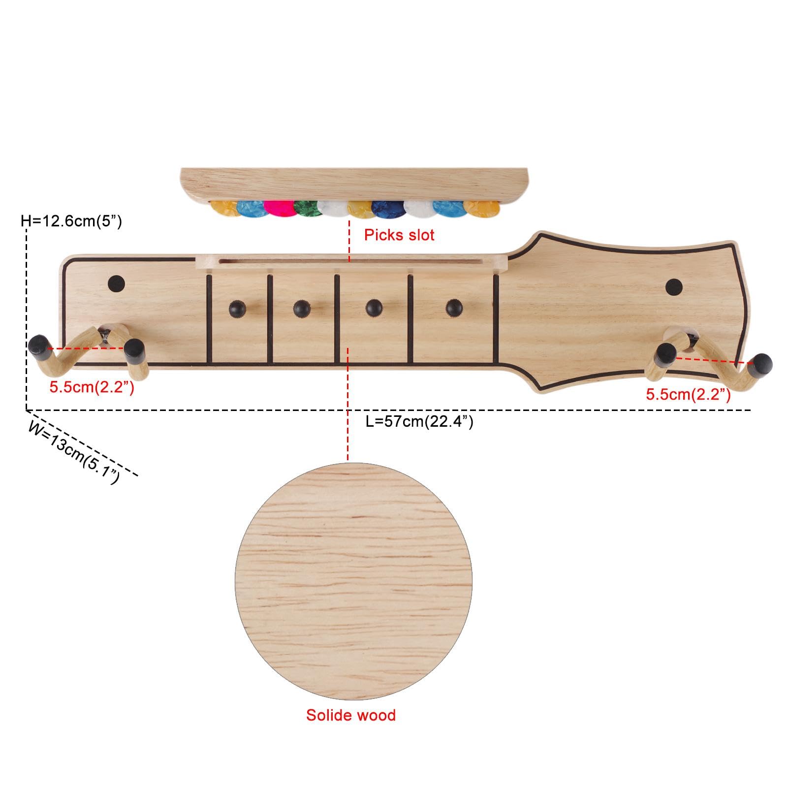 Wieszaki na gitarę na ścianę,wieszaki na ścianę na gitarę ścienny Hak do