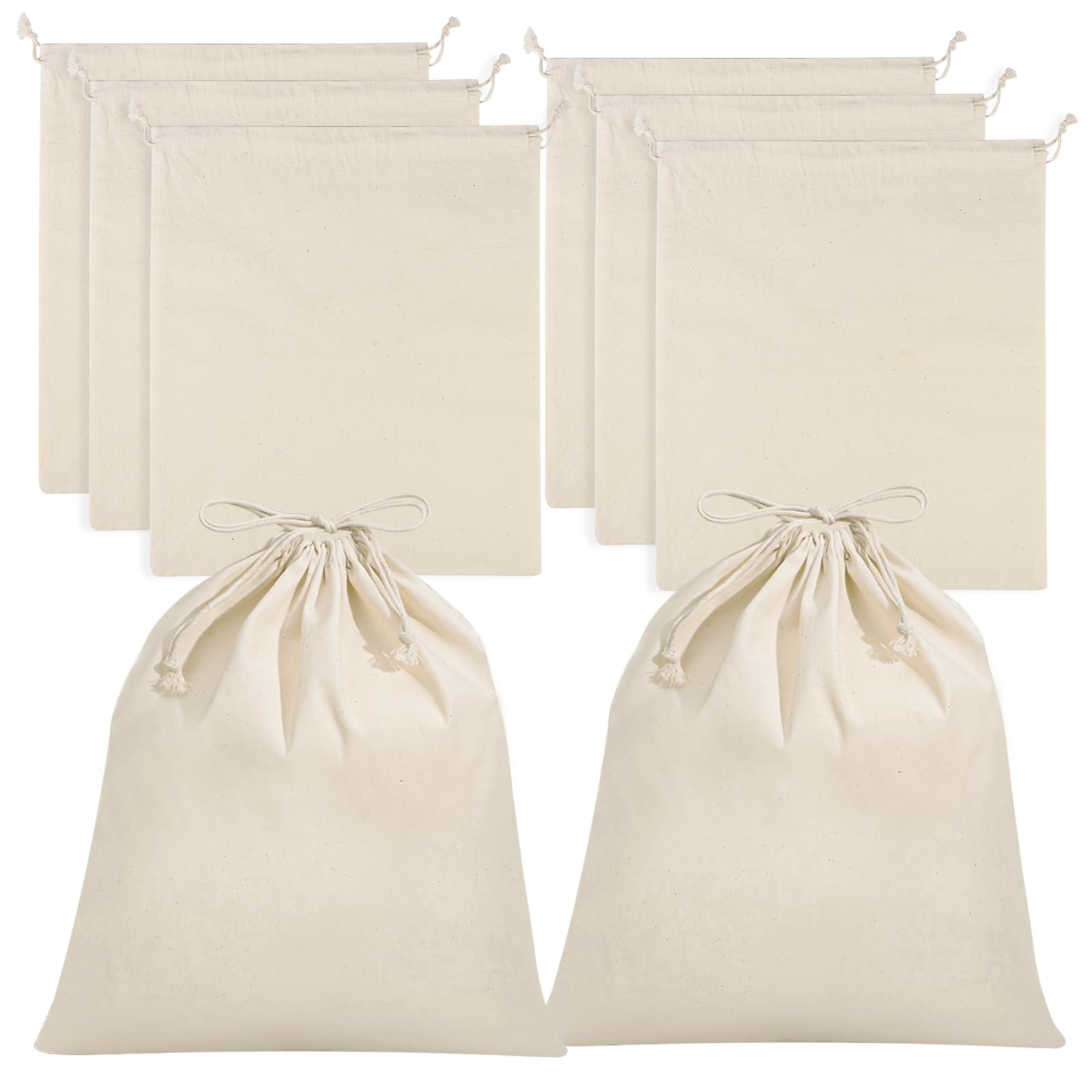 SYEYCW 8 Jutebeutel Mit Kordelzug - Bunte Geschenktüten Für Schmuck & Süßes