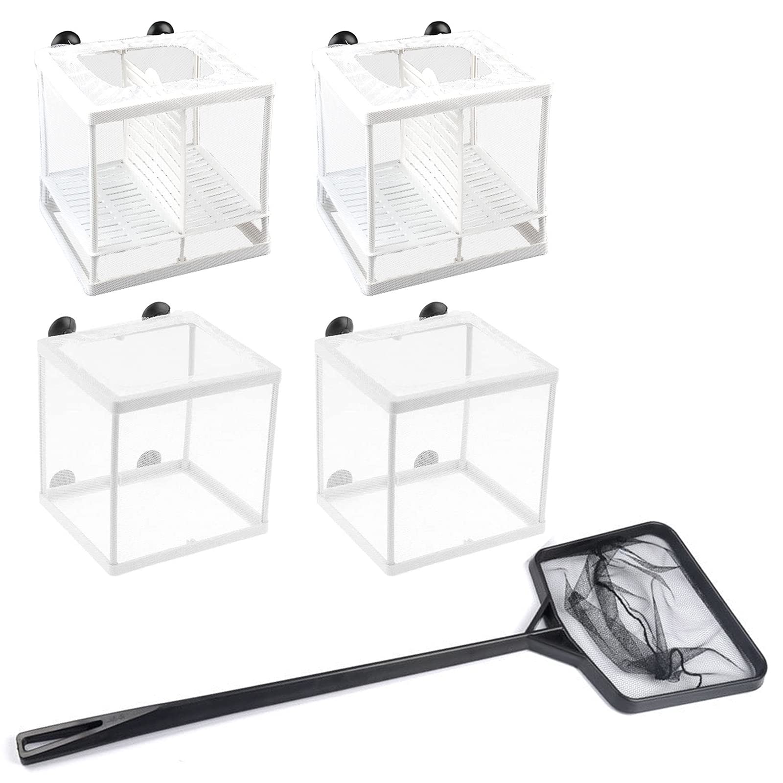 Buy Mlysnd Fish Breeding Net, 4 Pieces Fish Hatchery Fish Isolation Box