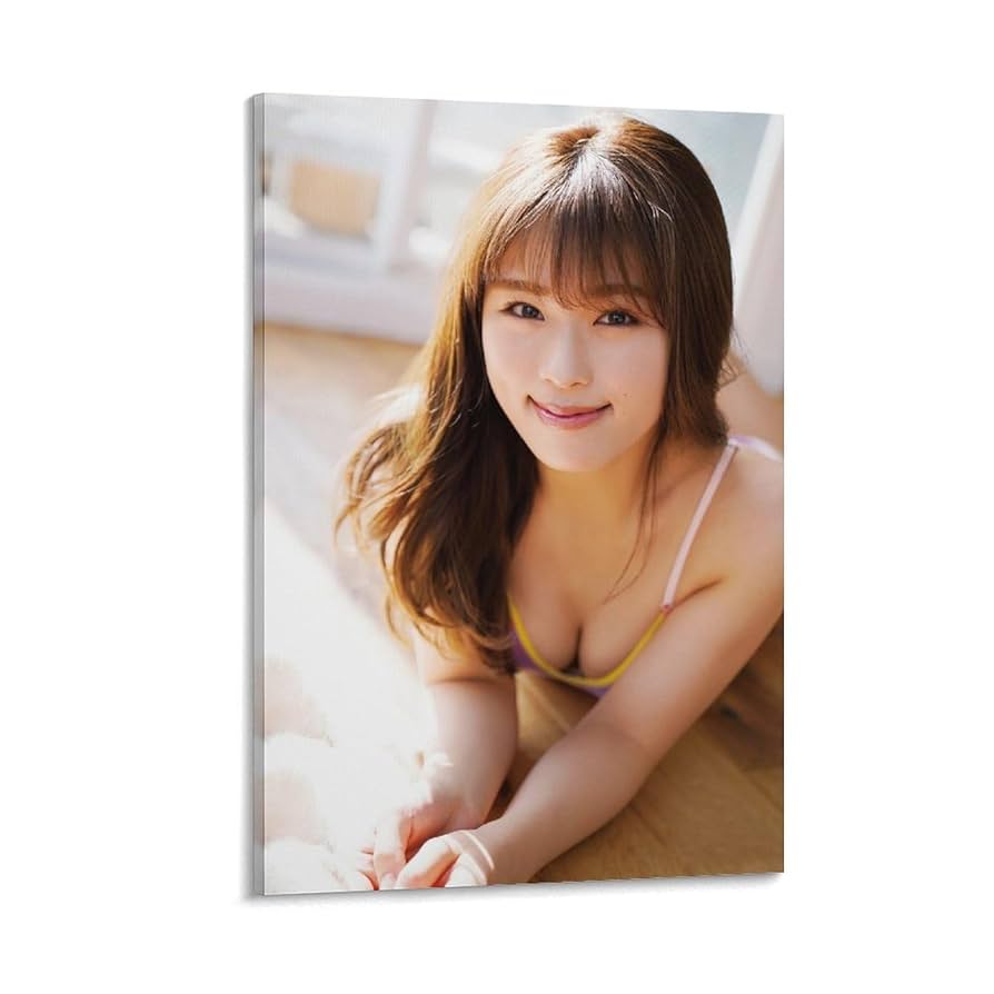 Amazon.co.jp: NMB48渋谷凪咲写真水着ビキニかわいい 絵画