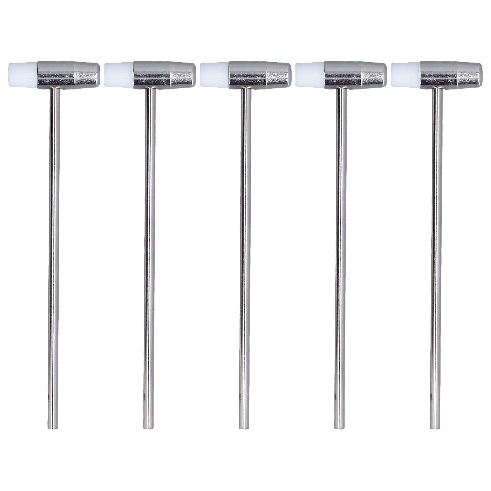 5 Stück Doppelkopfhammer 6,5 Zoll Mini Kleiner 2-seitiger Schmuckhammer für Uhren, Schmuck, Leder, Kunsthandwerk