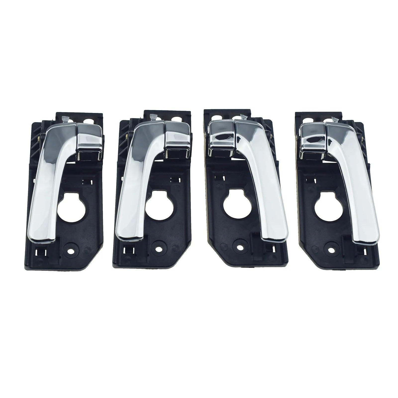 CGMIBOZ Chrome Front Door Interior Handle for 826104D010 826204D010 for KIA for Carnival 2006-2009 2010-2014 for VQ 2.7(A Set)