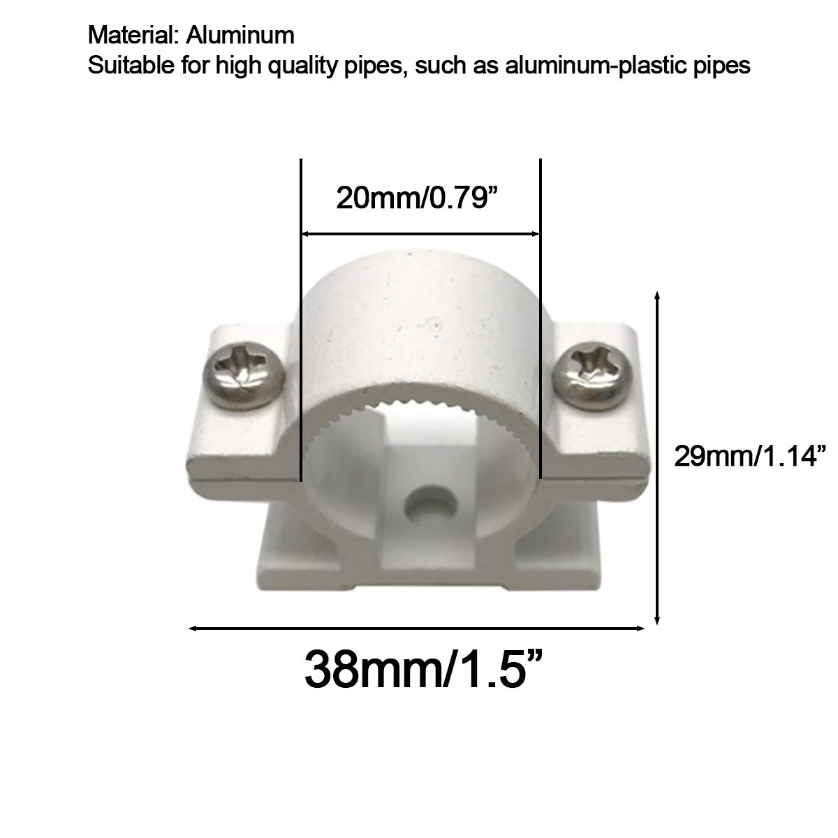 Earl's Performance 1/2" Line Clamps - Polished Aluminum Set Of 3 For Fuel/Oil/Brake Lines