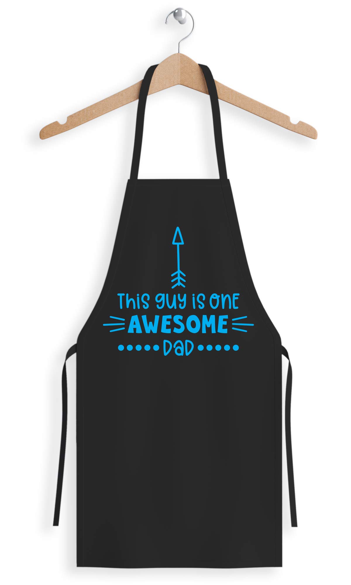 Twinkle Hands Apron Black chef Awesome Dad