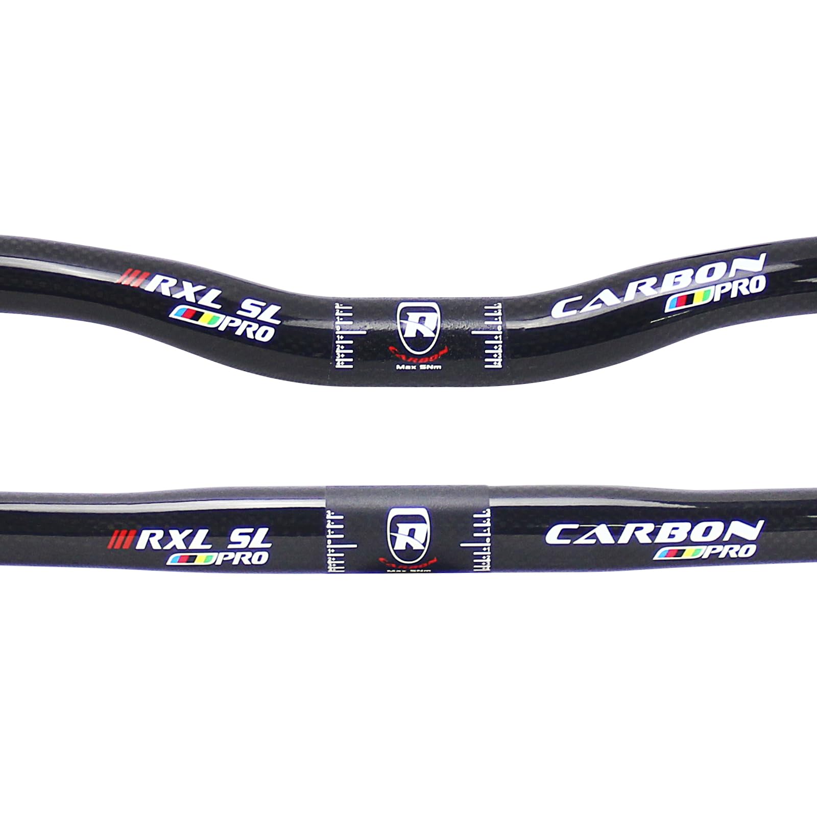 RXL SL 25.4 suspensión de bicicleta de montaña de carbono 3K brillante negro perchas mtb 680mm