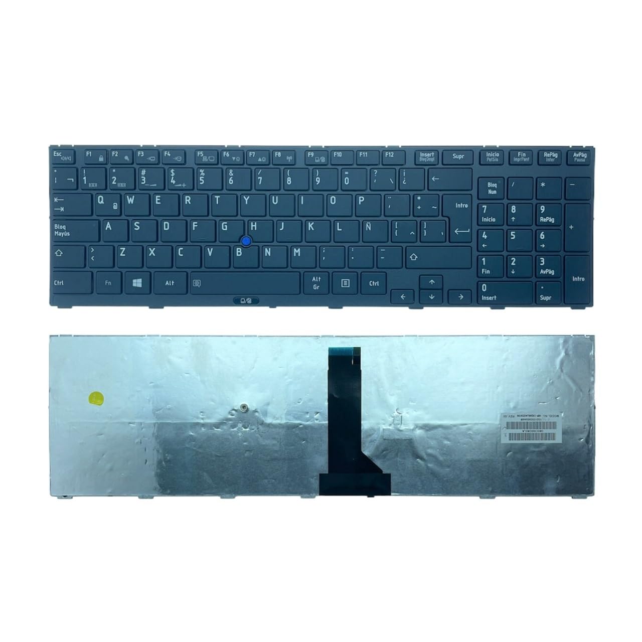 Clavier américain marron Tecra R751 R752 interface langue latine - 2