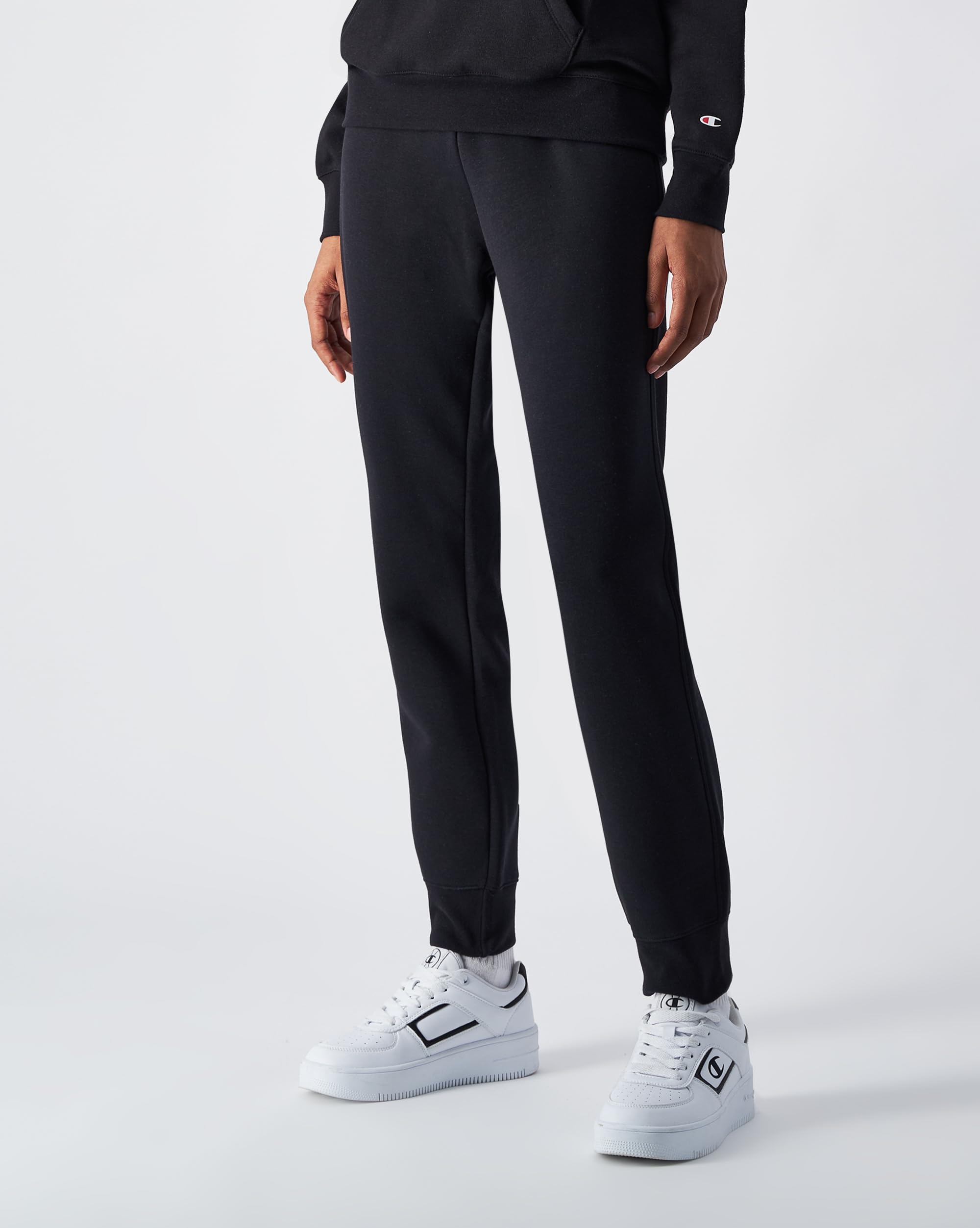 Champion - Legacy Champion Basics W - Light Powerblend Fleece Rib Cuff, Pantaloni da Tuta Donna