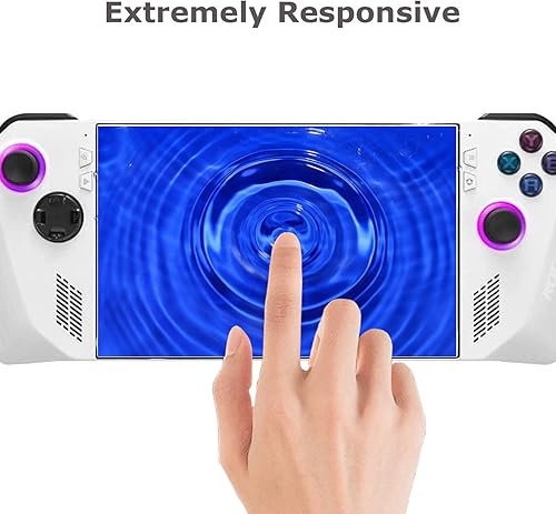 Miniatura 3 de Paquete de 2 Protector de pantalla para ASUS ROG Ally Gaming Handheld RC71L - Protector de pantalla de vidrio templado de dureza 9H antiarañazos