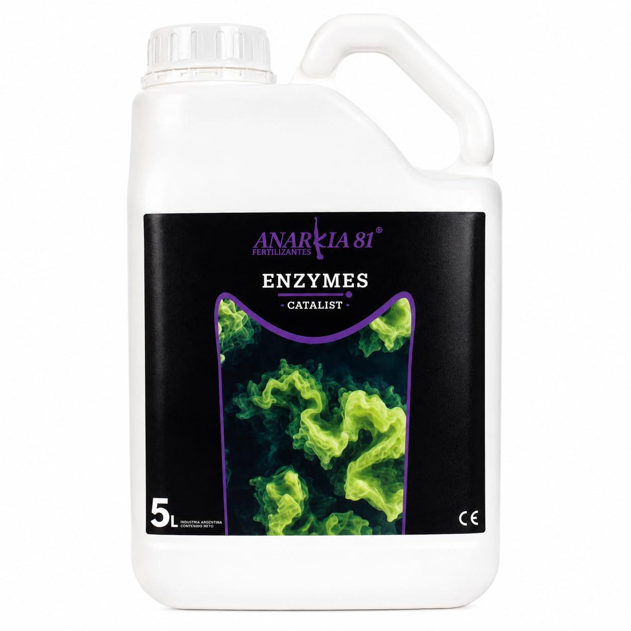 ENZYMES 5 L – Complejo Enzimático para Plantas Limpieza de Sustrato Elimina Sales y Raíces Muertas Mejora Absorción y Salud Radicular en Cultivo Interior y Exterior - Anarkia81