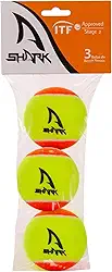 Shark Bola de Beach Tennis, 3 unidades, Amarelo