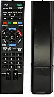 Controle Remoto Compatível com Sony Bravia Universal TV Smart, LCD, LED, HDTV, Substituto, Infravermelho, Preto, Ergonômico