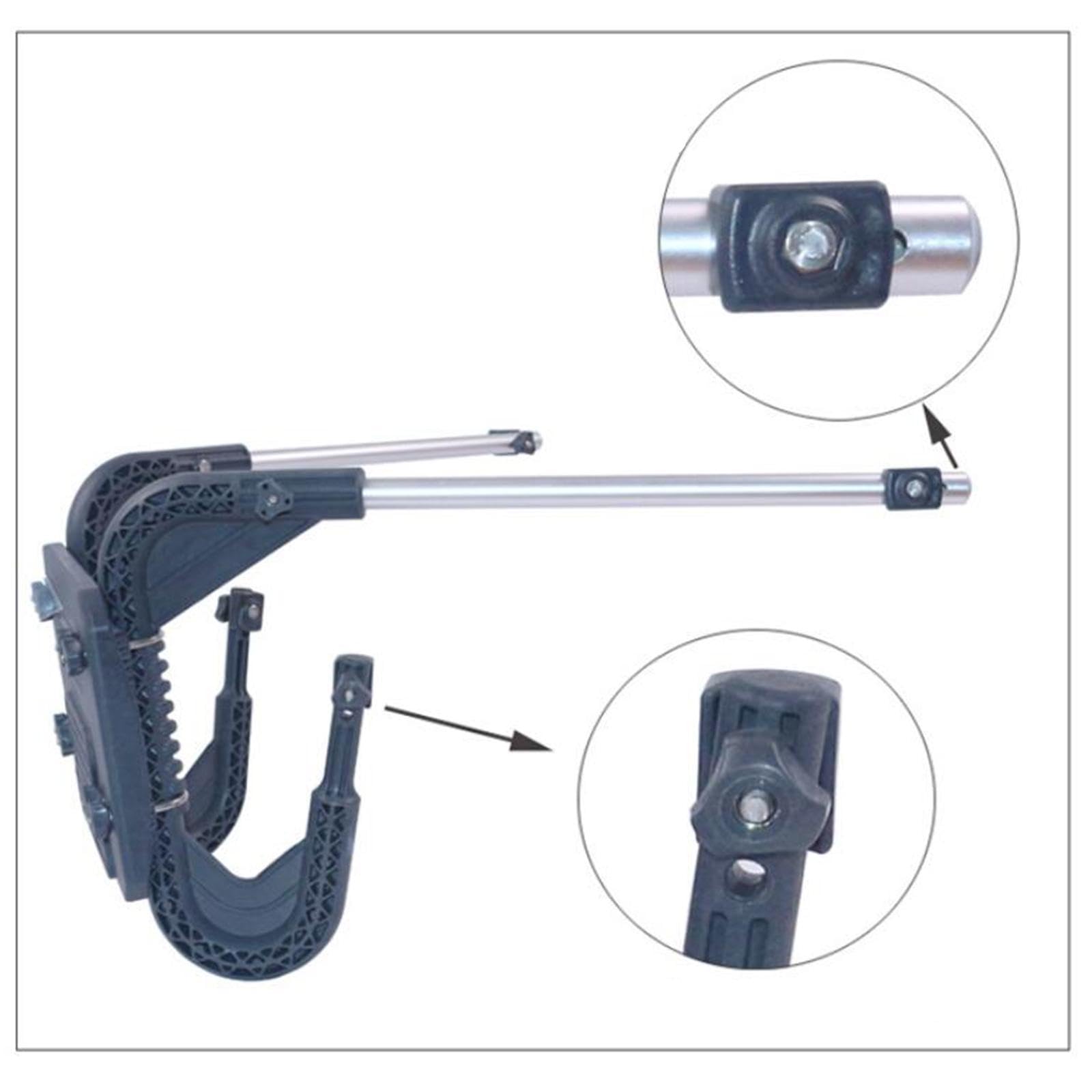 QSTDGVPW Inflatable Boat Motor Mount Bracket Outboard Motor Stand Dinghy Kayaking Hardware Heavy Duty Water Sport Portable Holder