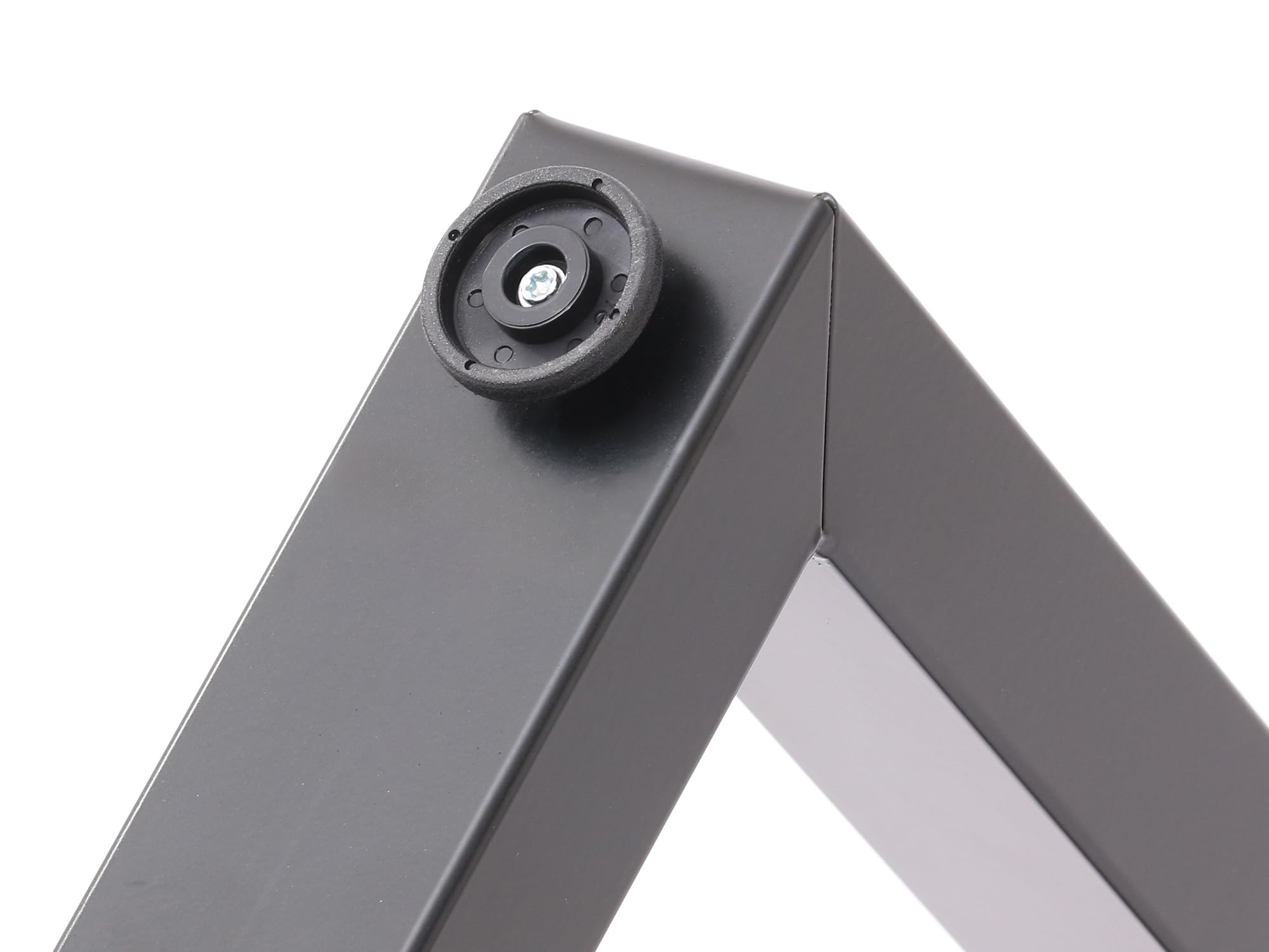 Bentatec Bankgestell Sitzbank Bank Stuhl Esstisch Sitzecke Metall DIY Gestell Gartenbank (2er-Set, Schwarz matt RAL 9005)