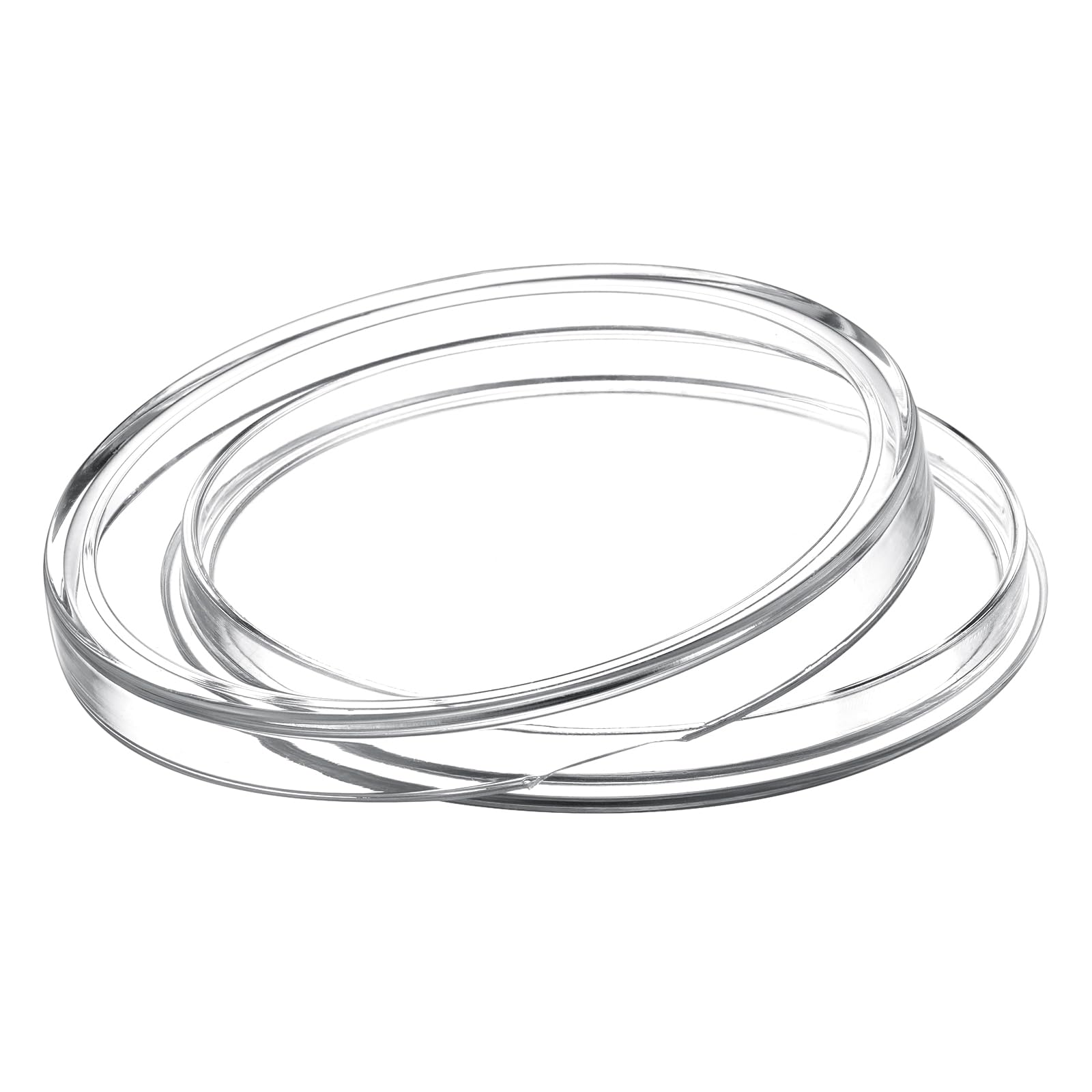 20 Pcs 40.6mm Acrylic Silver Eagle Coin Holder, Fit American Silver Eagle Dollar, Silver Fiji Taku and Silver Libertad, Acrylic Coin Protector Cases