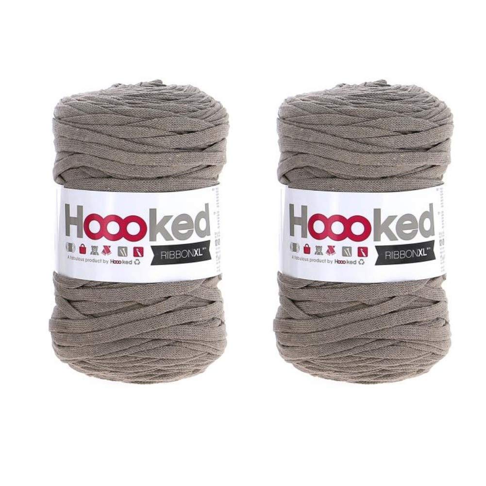 Hoooked Ribbon XL 2 Balls - Earth Taupe (RXL 48)