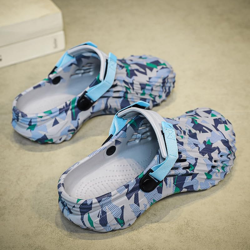 Image of Men's outdoor sports sandals summer water beach shoes casual slippers lightweight breathable