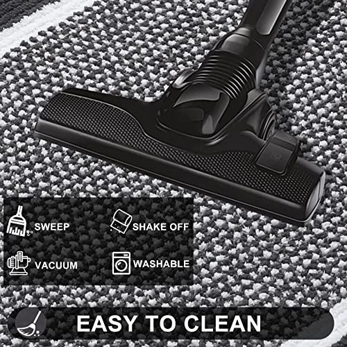 Colorxy Indoor Door Mat, Non-Slip Absorbent Resist Dirt Entrance Mat, Durable Low-Profile Inside Floor Mats, Washable Front Entry Doormats For Entryway, 32''X20'', Dark Grey #TOP5