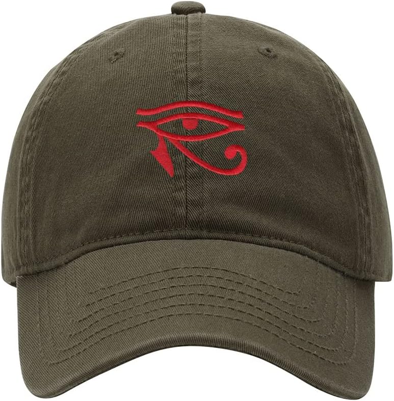 Baseball Cap Men God Ra Embroidered Washed Cotton Dad Hat Baseball Caps