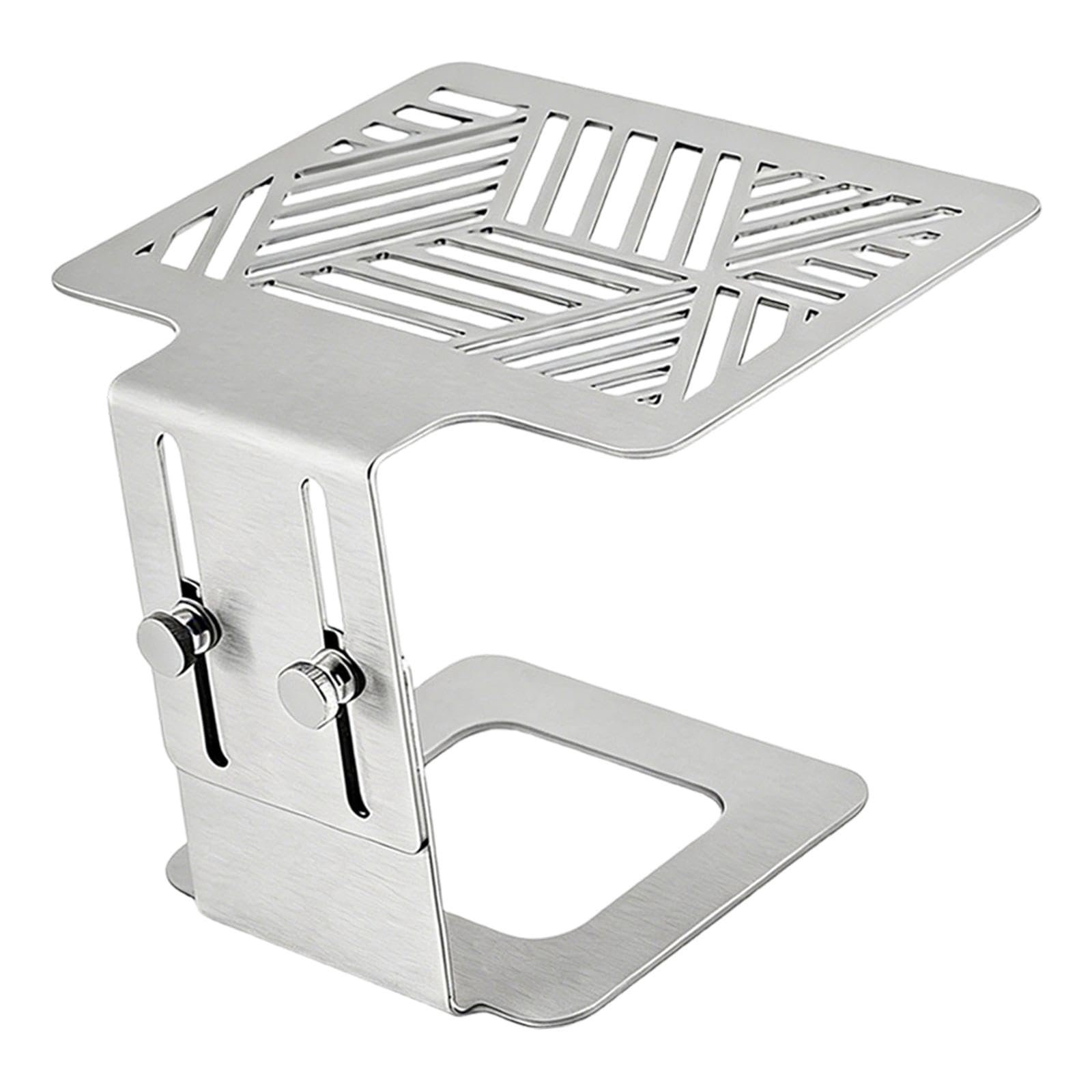 CALANDIS Coffee Scale Stand Protection Stand Non Slip Portable Sturdy Stainless Steel Silver-image-8