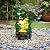 HPC Decor Outdoor 4-Tier Frog Waterfall Fountain with LED Lights for Garden, Patio, Yard, and Porch Décor, 19.9" H (Green)