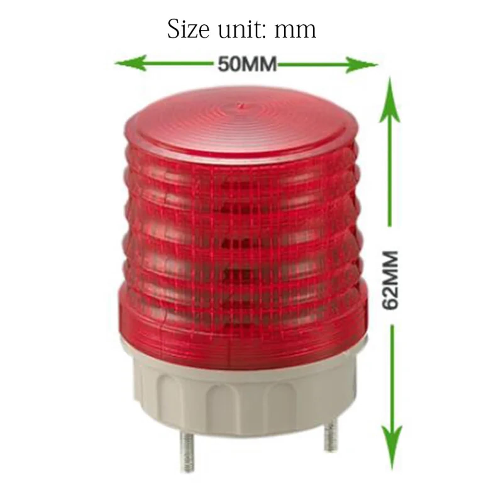 1 sztuka TB5051-B 12 V 24 V 110 V 220 V niebieskie małe światło sygnałowe trzy tryby stroboskopowe światło ciągłe włączanie lampy ostrzegawczej LED (24 V)