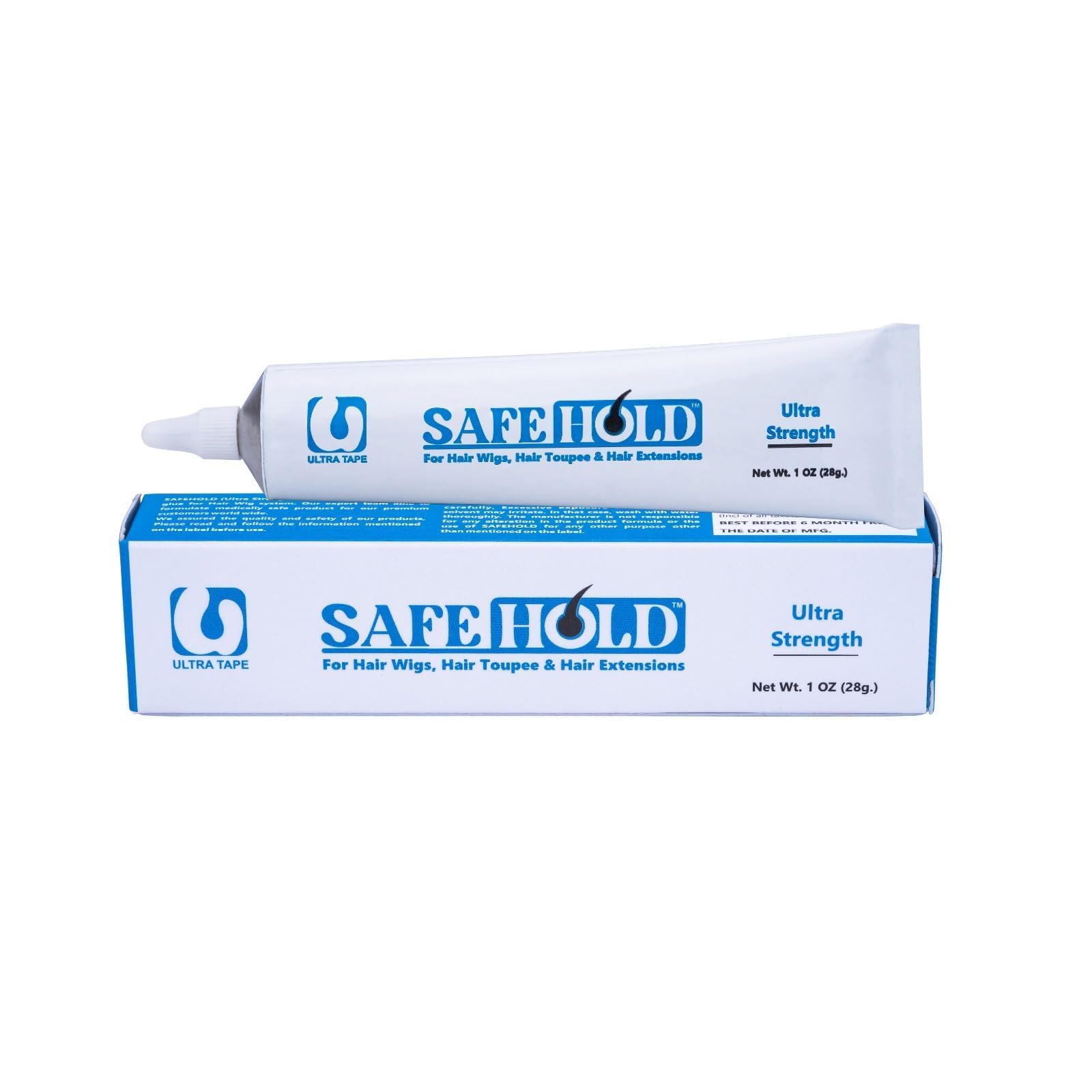 SAFEHOLD Lace Wig Glue for Hair Wigs_Hair Toupees_Hair Extensions Tube | Long Lasting Bonding | Acrylic-Based Clear &Transparent Glue| 4+ Weeks Hold | Maximum Wear | 1FL oz -28 g_Pack of 1-picture-54