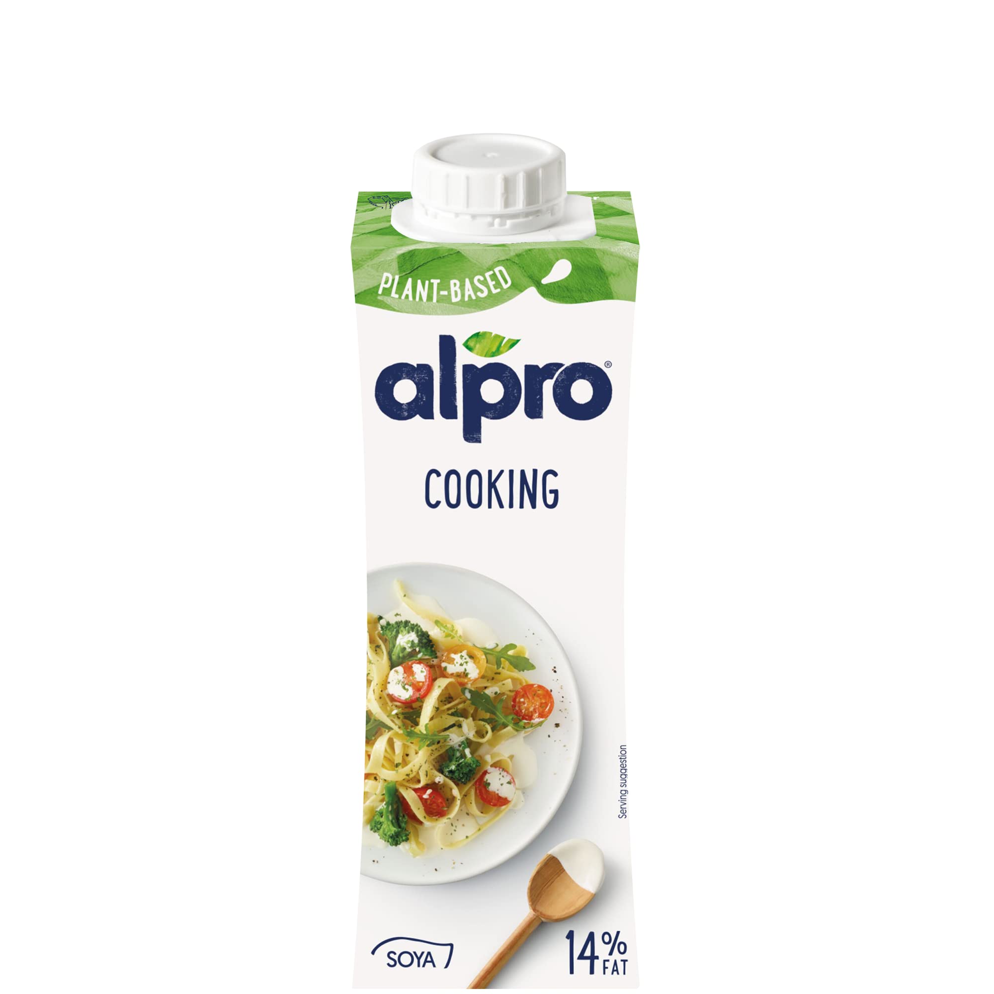 Alpro, Alternativa 100% Vegetale alla Panna da Cucina a base di Soia, Senza Glutine - 1 Confezione da 250 ml